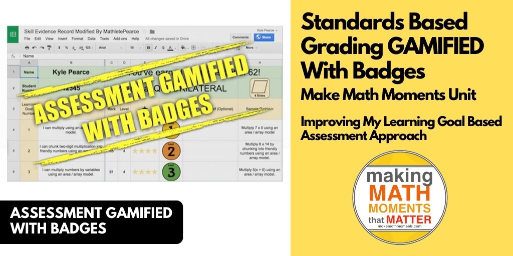 Standards Based Grading GAMIFIED With Badges