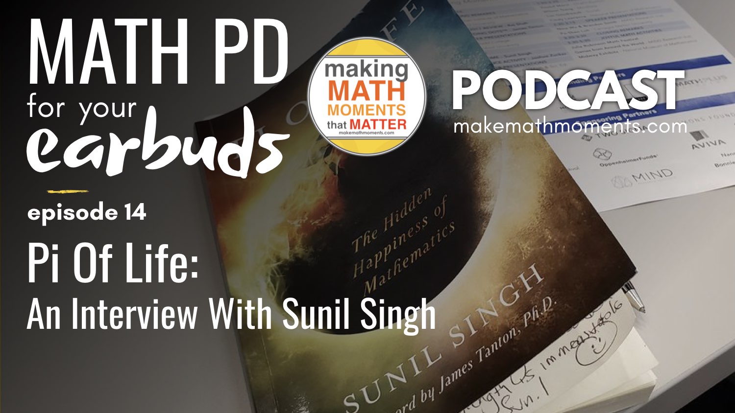 Episode #14 : Pi Of Life: An interview with Sunil Singh