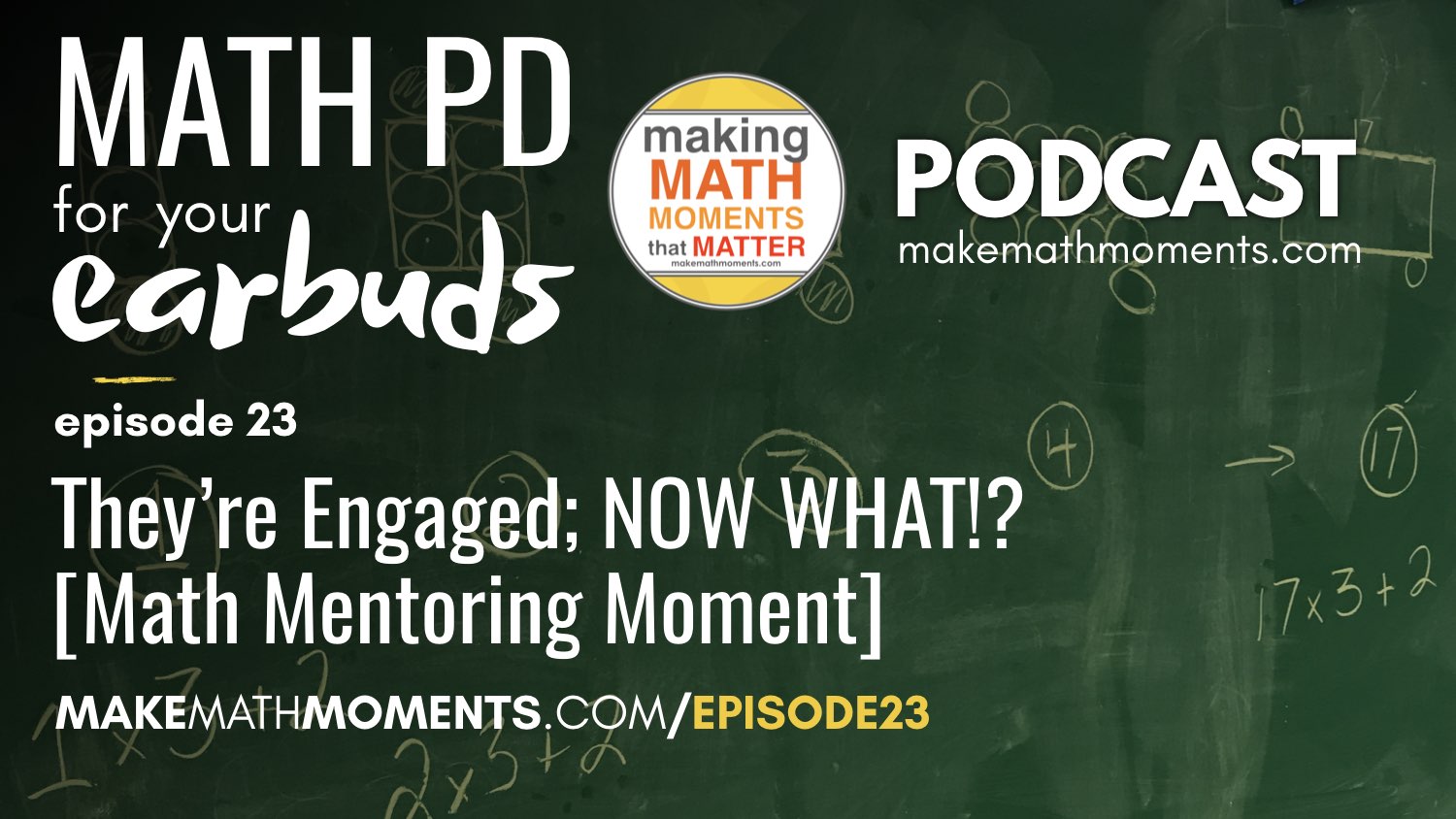 Episode #23: They’re Engaged, NOW WHAT!? [Math Mentoring Moment]