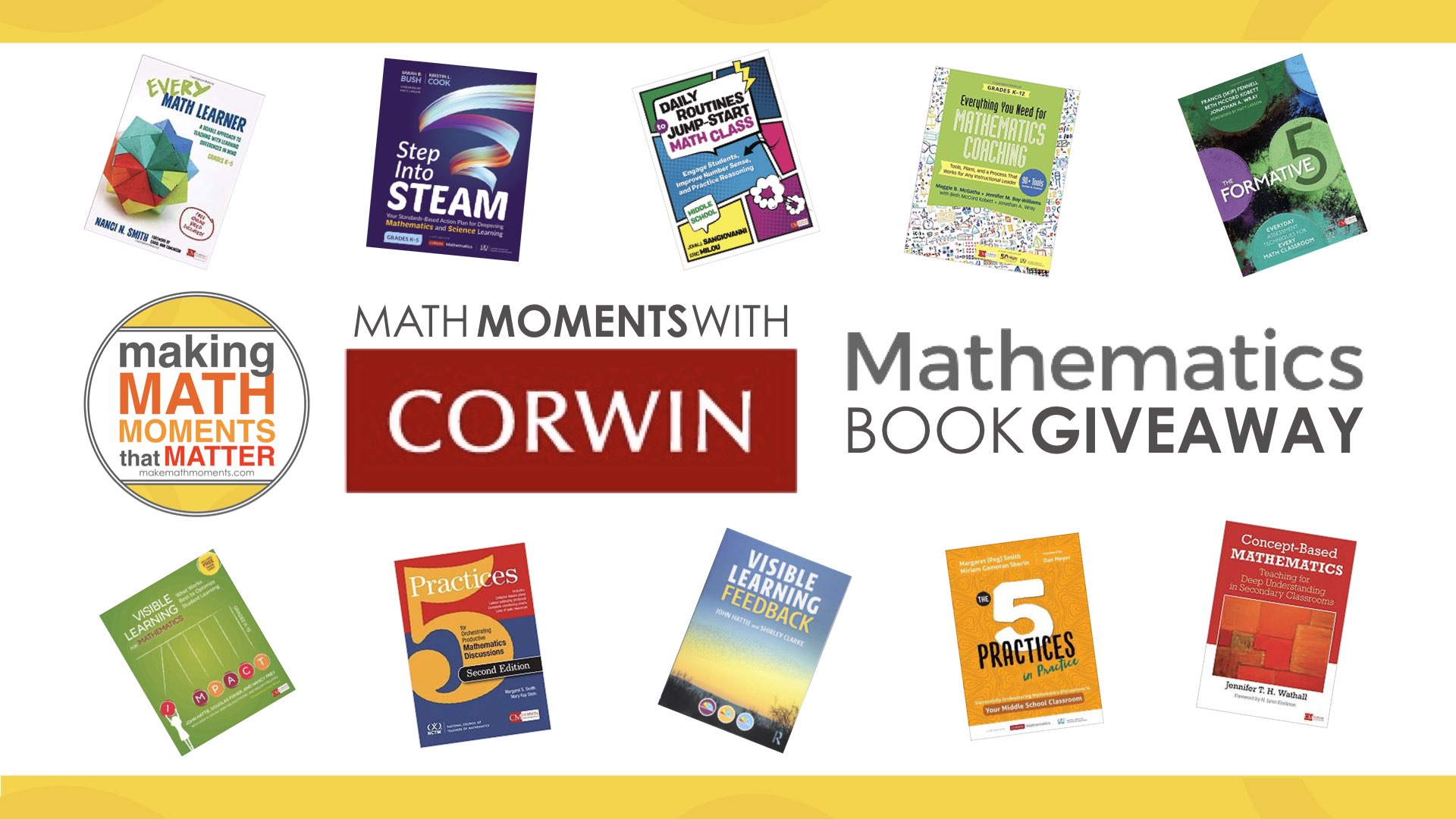 Math Moments With Corwin Mathematics Book Giveaway.001 Math Moments With Corwin Mathematics Book Giveaway