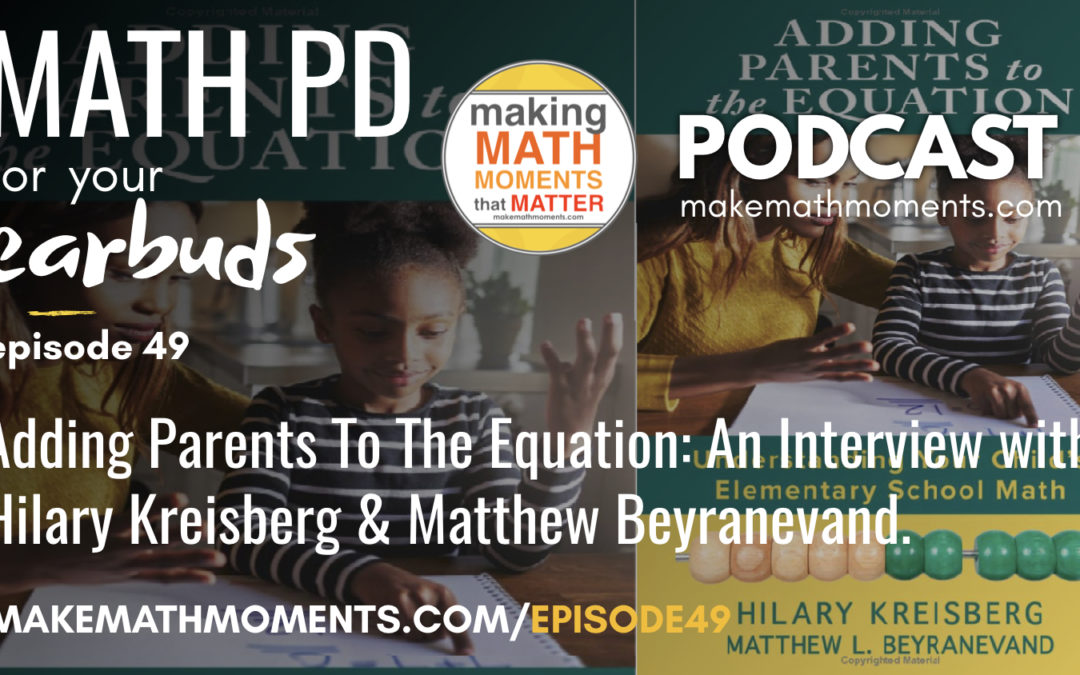 Episode #49: Adding Parents To The Equation: An Interview with Hilary Kreisberg & Matthew Beyranevand