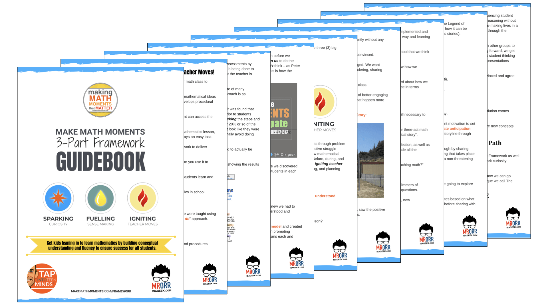 3 Part Framework Guidebook Pages Screenshot