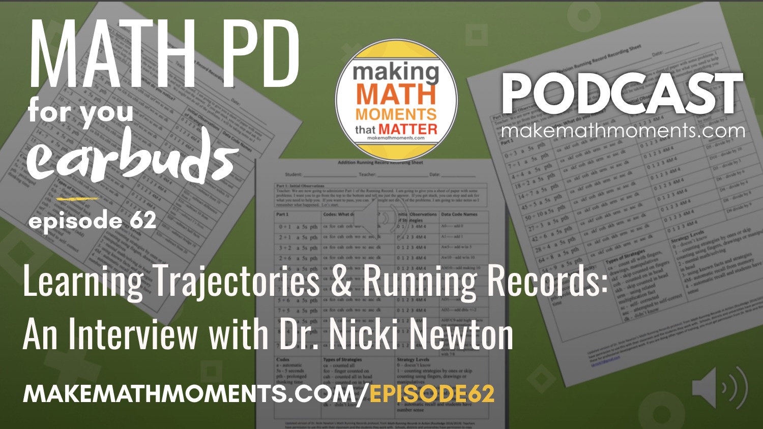 Episode #62: Learning Trajectories & Running Records: An Interview with Dr. Nicki Newton