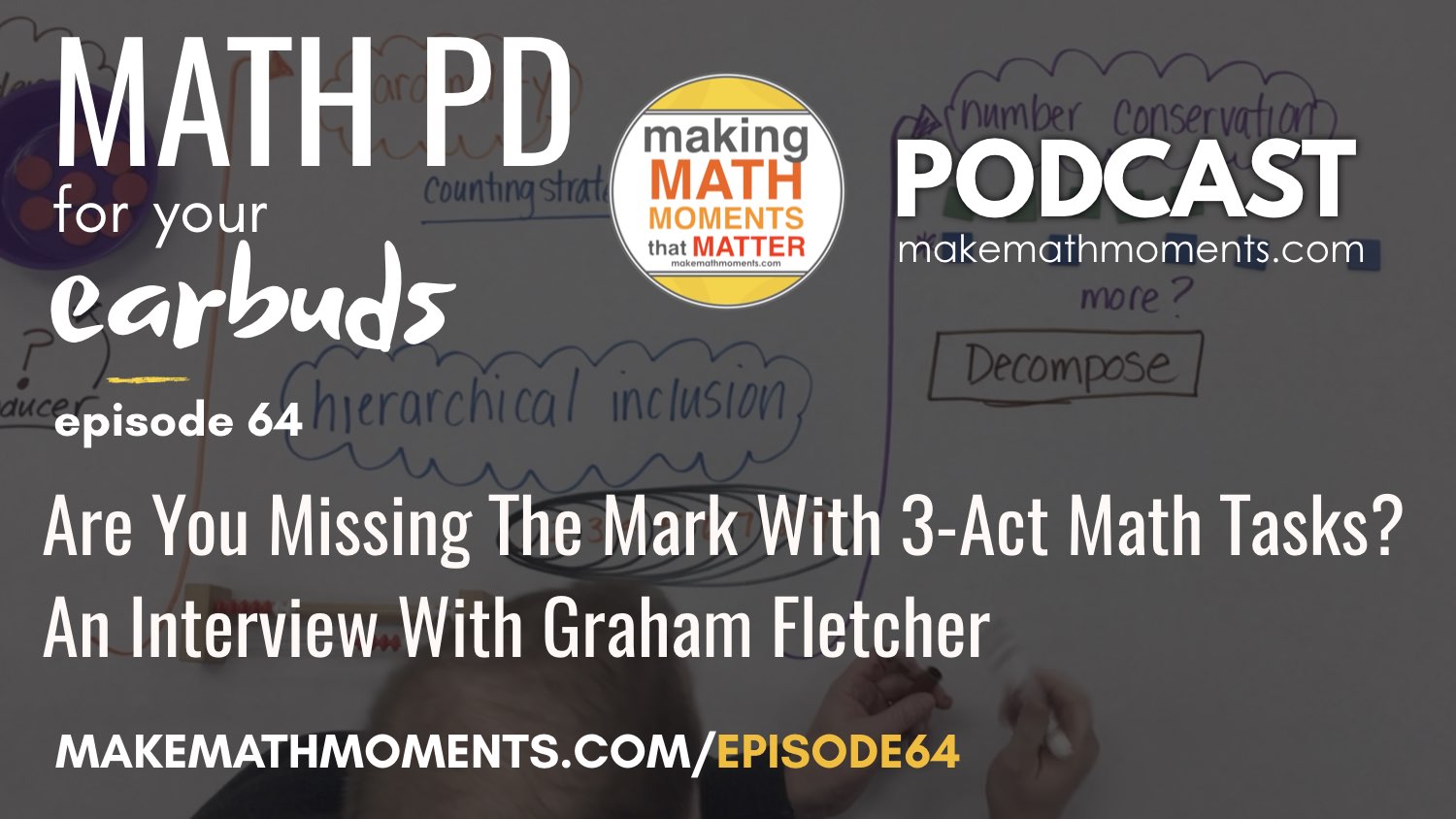 Episode #64 – Are You Missing The Mark With 3-Act Math Tasks?  An Interview with Graham Fletcher