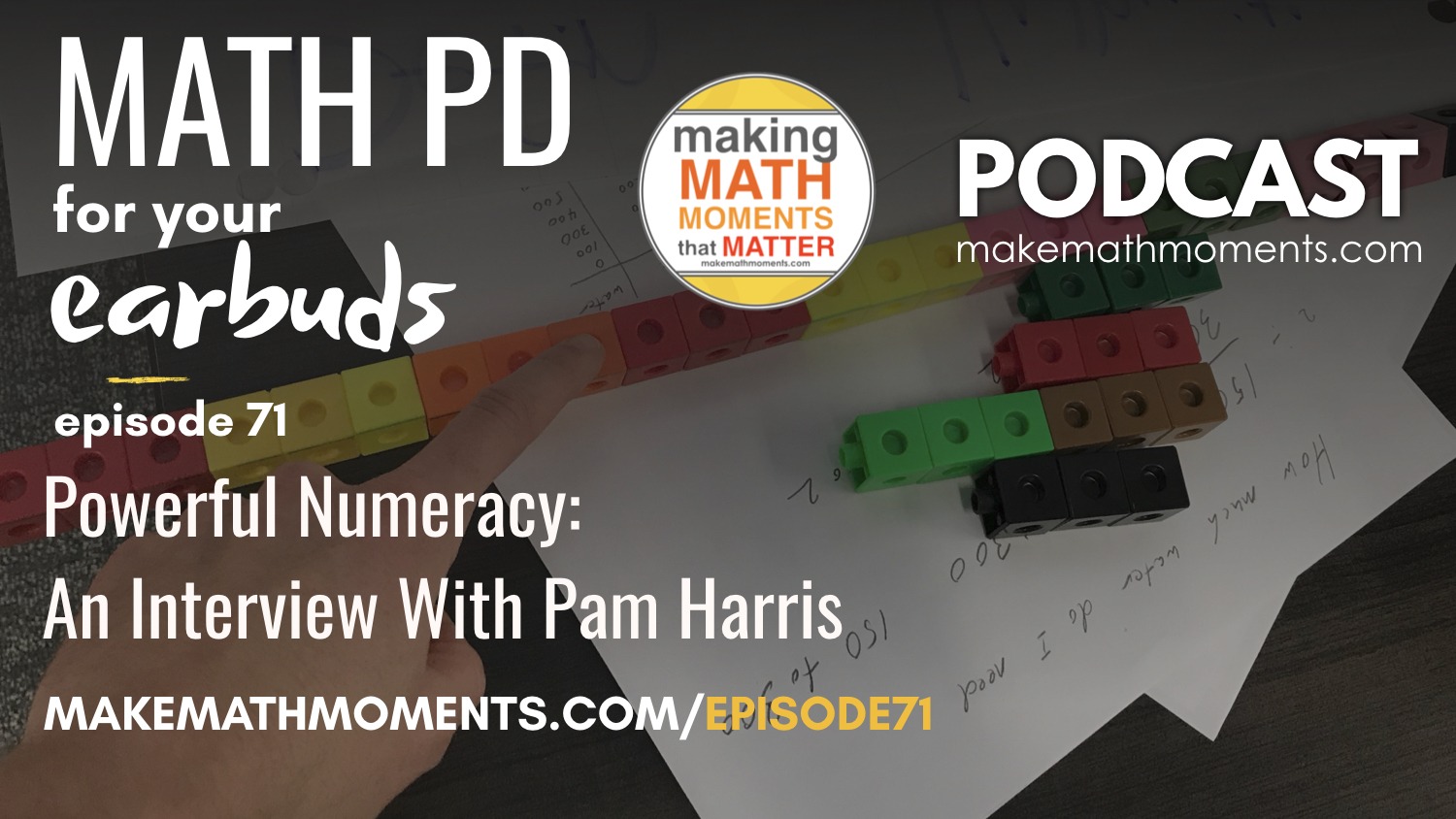 Episode #71: Powerful Numeracy: An Interview With Pam Harris