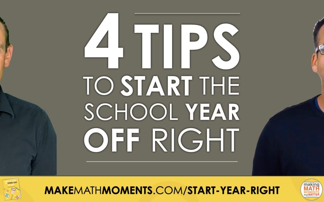 4 Tips To Start The School Year Off Right
