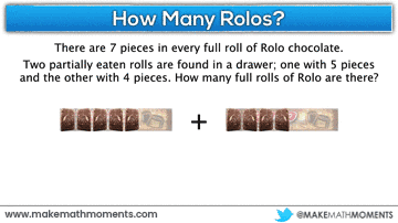 Fraction as Operator - How Many Rolos - Adding and Subtracting Fractions