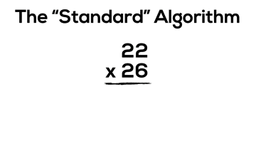 The Standard Algorithm for Multiplication