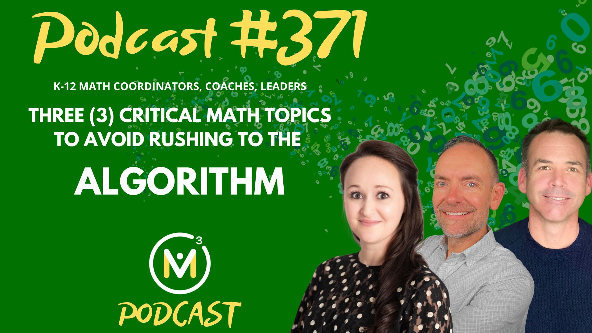 Episode #371: Three (3) Critical Math Topics To Avoid Rushing To The Algorithm