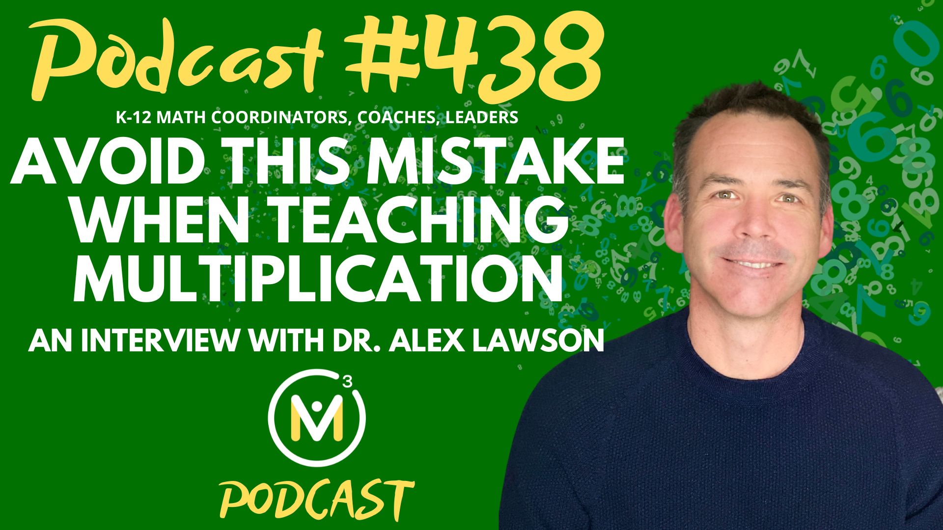 Episode #438: Avoid this Mistake When Teaching Multiplication: An Interview with Dr. Alex Lawson