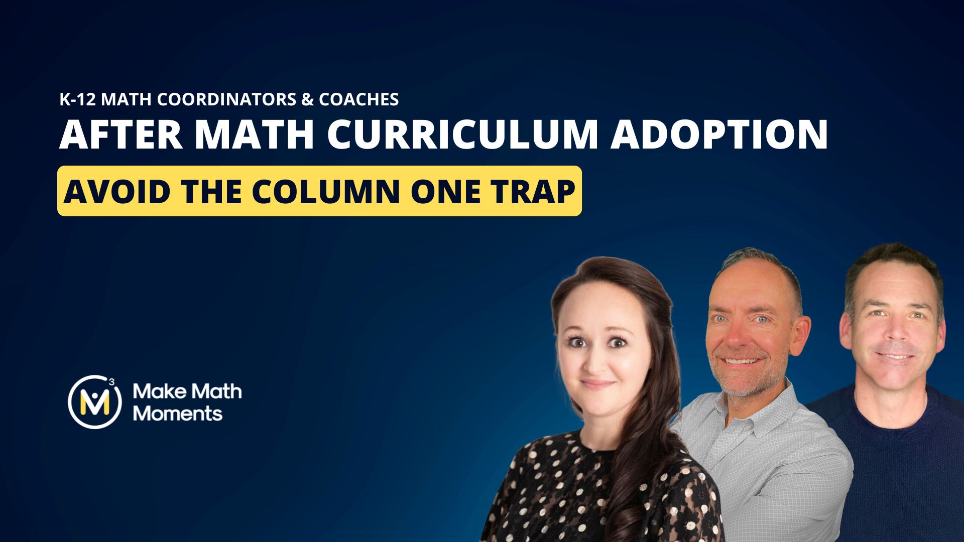 what to do after adopting a new math curriculum